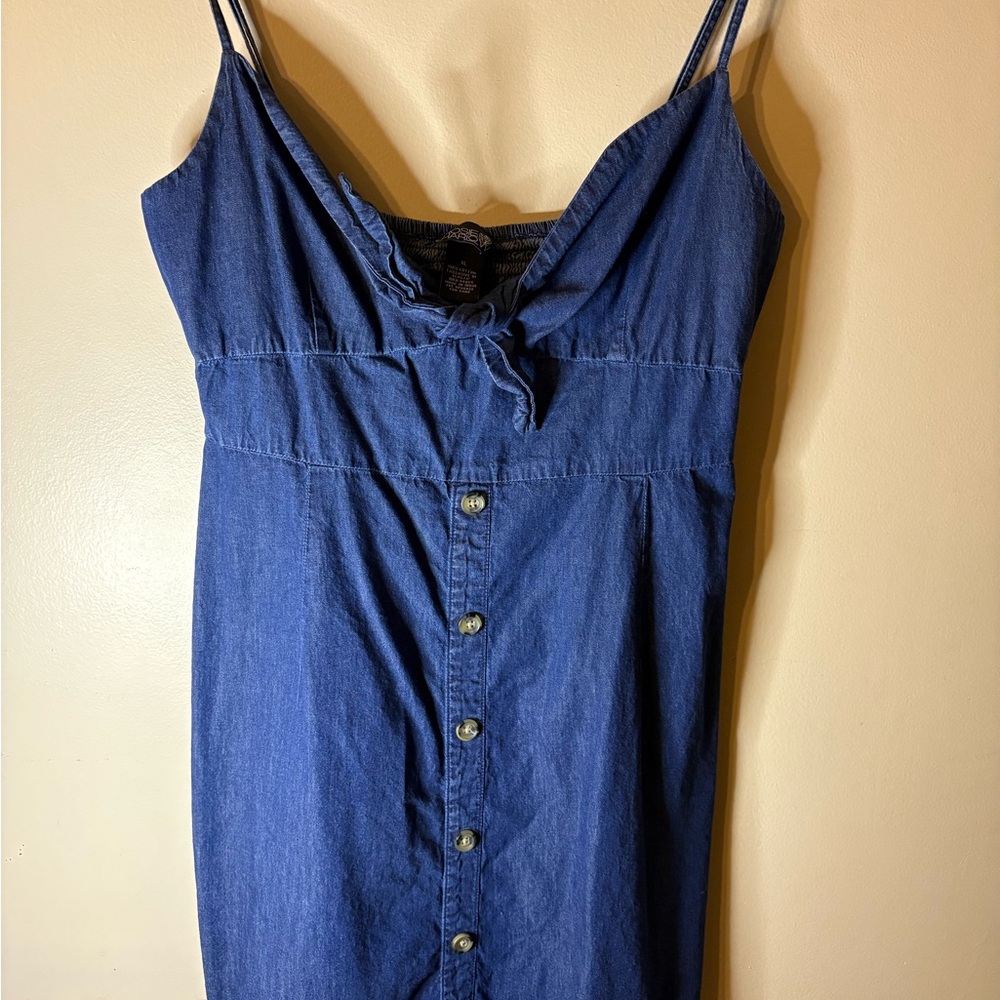 Rosie Harlow Dark Blue Cotton Dress